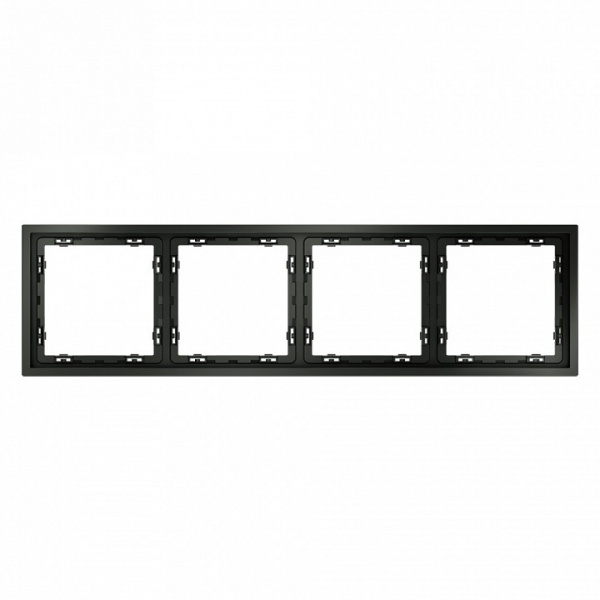 Рамка пластиковая VOLTUM S70 на 4 поста, (титан)