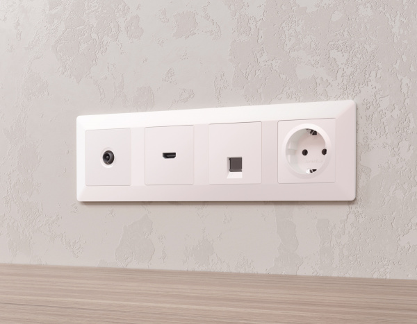 Рамка ALFA Line (Жемчуг) 4-ая AF110204