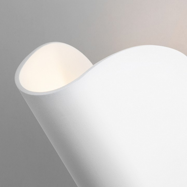 Уличный настенный светодиодный светильник Taco IP54 1632 TECHNO LED белый Elektrostandard Taco a052619