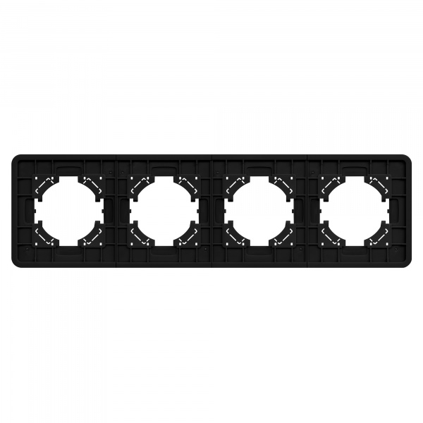 Arlight Рамка стеклянная FRM-OMALI-GS-4-BK (-)