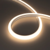 Гибкий неон Arlight 9,6W/m 144LED/m 2835SMD теплый белый 5M Moonlight-Top-A144-16x15mm 24V Warm3500 038604