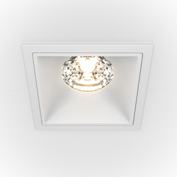 Встраиваемый светильник Downlight DL043-01-15W4K-D-SQ-W Maytoni Alfa