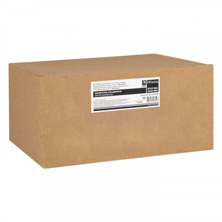 EKF PROxima Выключатель-разъединитель ВР32У-37В31250 400А 1 направ. с д/г камерами съемная левая/правая рукоятка MAXima