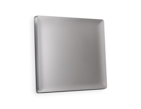Лицевая панель ALFA (Сталь матовый) для 1-клавишных выключателей QUANT AP5010