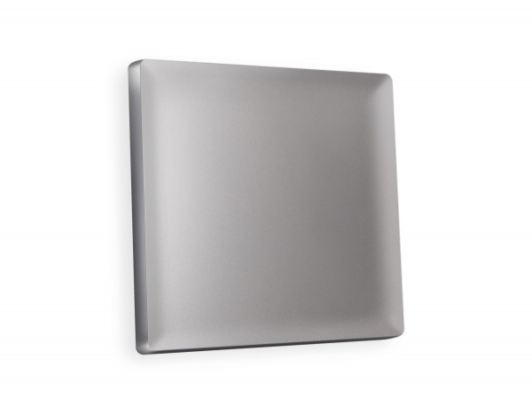 Лицевая панель ALFA (Сталь матовый) для 1-клавишных выключателей QUANT AP5010