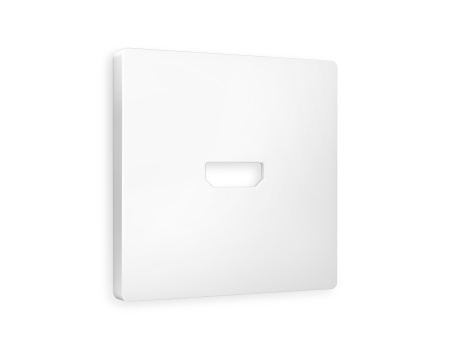 Лицевая панель ALFA (Белый матовый) для HDMI розетки QUANT AP1340