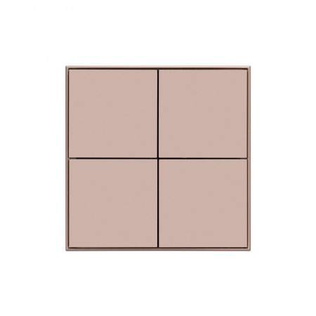 Arlight INTELLIGENT ARLIGHT Кнопочная панель KNX-304-23-IN Champagne (BUS, Frame) (IARL, IP20 Металл, 2 года)