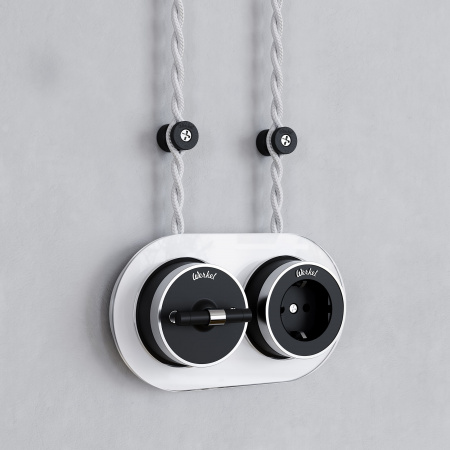 Изоляторы 100 шт черный матовый Vintage W6433408