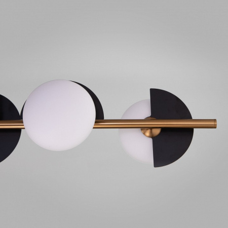 Подвесной светильник 70149/6 черный/латунь Eurosvet Moity