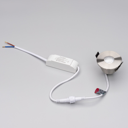 Arlight Светильник MS-GLORY-BUILT-R54-5W Day4000 (NI, 60 deg, 230V) (IP54 Металл, 5 лет)