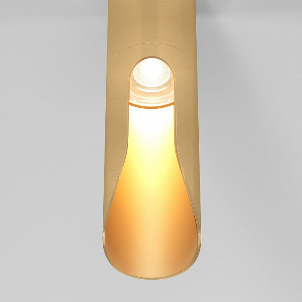 Светильник потолочный светодиодный Apex 7W 3000K латунь 25113/LED Elektrostandard Apex a068291 Светильник потолочный светодиодный Apex 7W 3000K латунь 25113/LED Elektrostandard Apex a068291