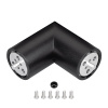 Соединитель профиля ROUND-D36-360-90 BLACK (Arlight, Металл)