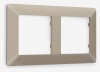 Рамка ALFA Line (Серо-бежевый матовый) 2-ая AF110362