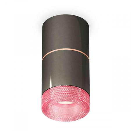 Комплект накладного светильника Ambrella light Techno Spot XS7403102 DCH/PI черный хром/розовый (C7403, A2073, C7403, N7193)