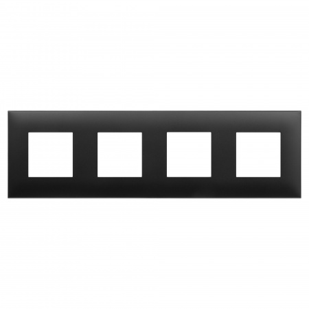 DKC Avanti Черный матовый Рамка 8 модулей