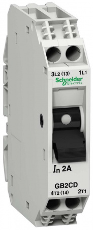 Schneider Electric GV2 Автоматический выключатель с комбинированным расцепителем 1P 4А (GB2CD09)