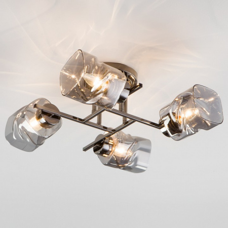 Потолочная люстра 30165/4 черный жемчуг Eurosvet Hilari