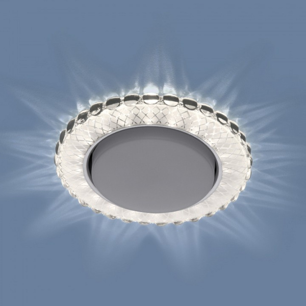 3034 GX53 SL/WH зеркальный/белый 3034 GX53 Elektrostandard Kroli a047763