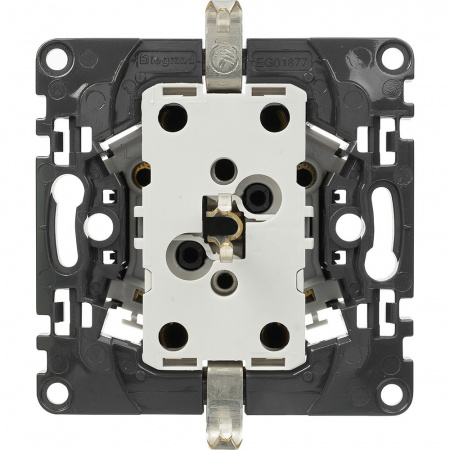 Legrand Valena Мех IN'MATIC Розетка 2-ная с/з, безвинт. зажим