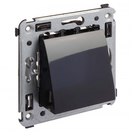 DKC Avanti Черный квадрат Вывод кабеля