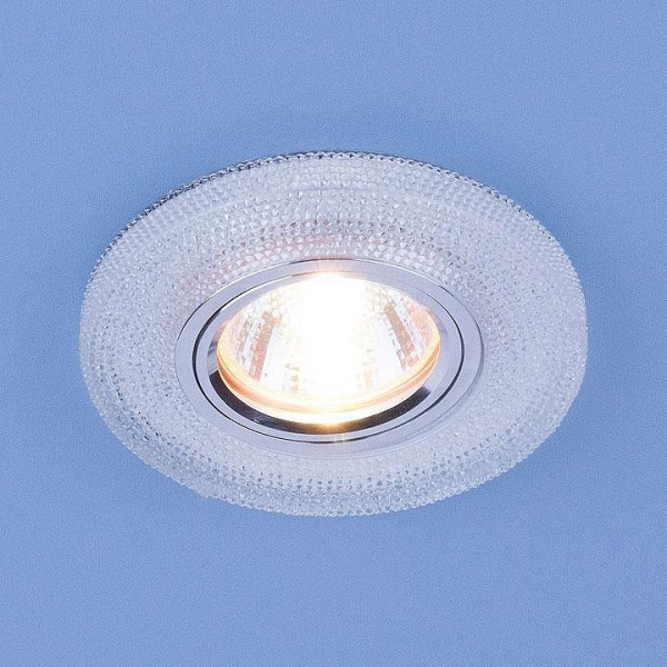 Встраиваемый точечный светильник со светодиодной подсветкой 2130 MR16 CL прозрачный Elektrostandard Catara a033624