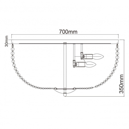 Потолочная люстра MW-Light Бриз 111012510
