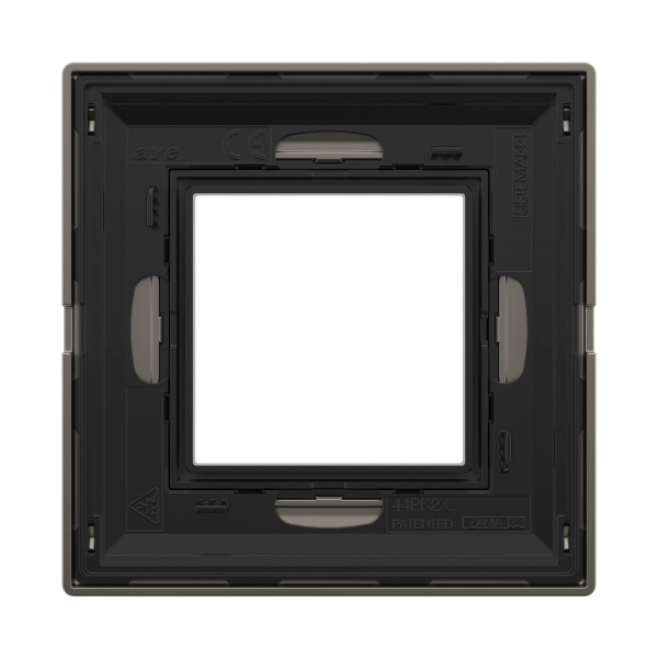 DKC Avanti Никелированный Металл Рамка 2 модуля