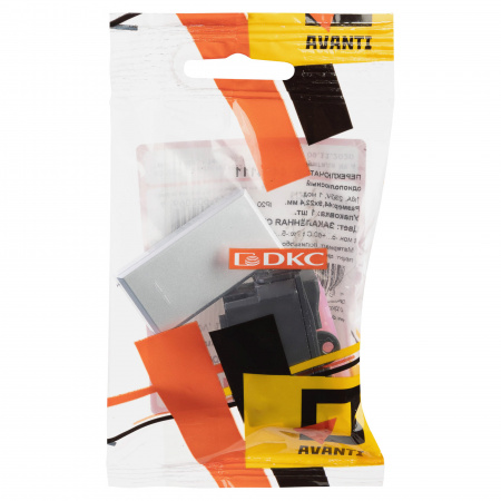 DKC Avanti Закаленная сталь Переключатель 1 модуль