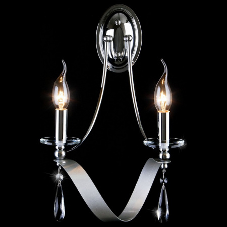 Бра в классическом стиле 60064/2 хром Eurosvet Adelia