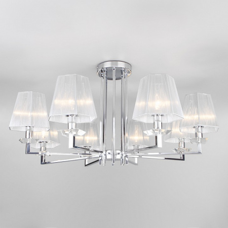 Умный потолочный светильник 60125/8 хром Eurosvet Alegria