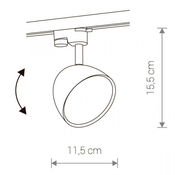 Трековый светильник Nowodvorski Profile Vespa 8824