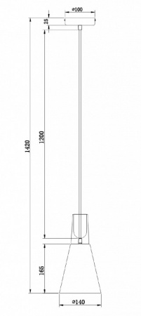 Подвесной светильник P359-PL-140-W Maytoni Bicones