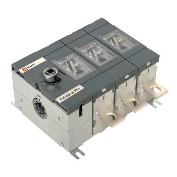 EKF PROxima Рубильник 200A 3P без рукоятки управления TwinBlock