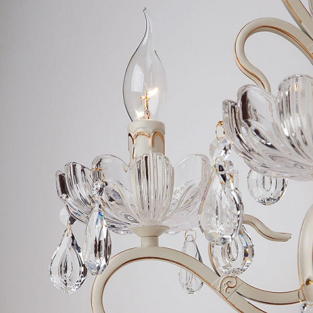 Бра с хрусталем 12205/2 белый Eurosvet Etna