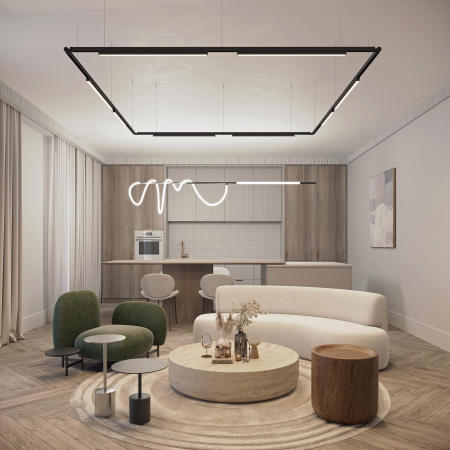 Arlight Светильник MAG-FLEX-FLAT-L465-16W Day4000 (BK, 80 deg, 48V) (IP20 Металл, 5 лет)