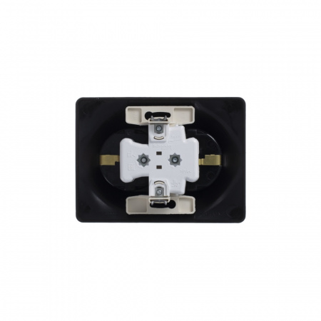 SE Glossa Шоколад Розетка 2-ая с/з, 16А (в сборе)