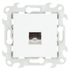 Simon 24 Белая Телефонная розетка RJ11