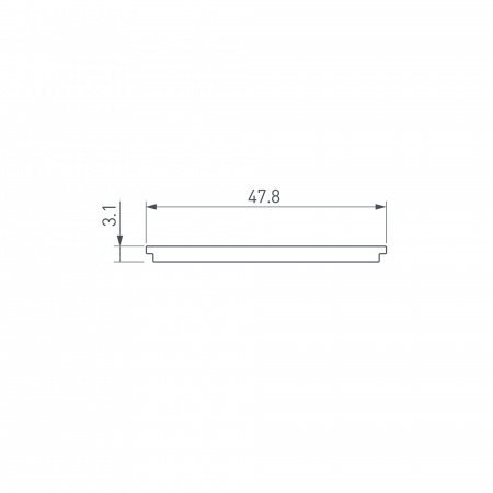 Экран FANTOM-W49-5000 SILICONE (Arlight, Силикон)