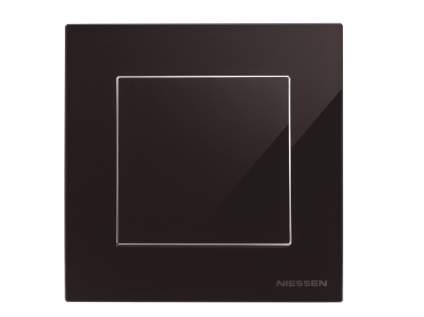 ABB SKY Стекло чёрное Рамка 1-постовая