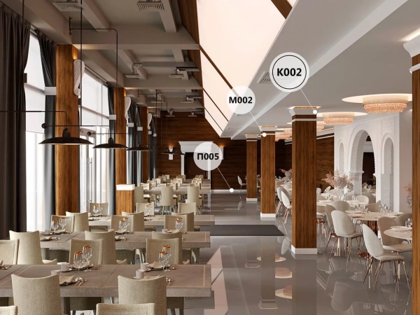 Карниз KX002, 120х53, экополимер