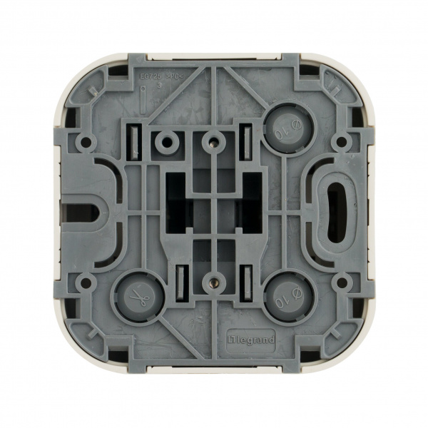 Legrand Quteo Бежевый Переключатель 1-клавишный 10А