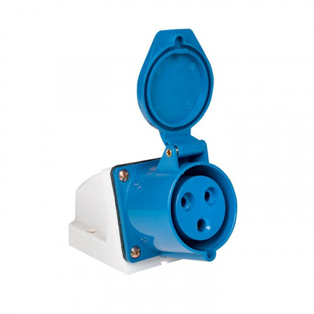 EKF PROxima Розетка стационарная наружная 113 2Р+РЕ 16А 220В IP44