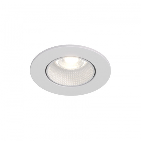 DK3061-WH Встраиваемый светильник, IP 20, 10 Вт, GU5.3, LED, белый/белый, пластик