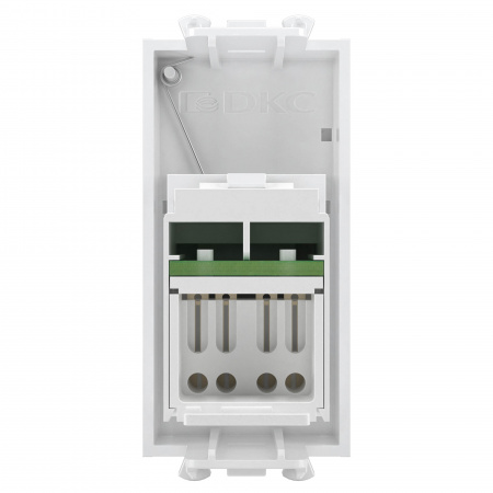 DKC Avanti Белое облако Компьютерная розетка RJ-45 категория 6 1модуль