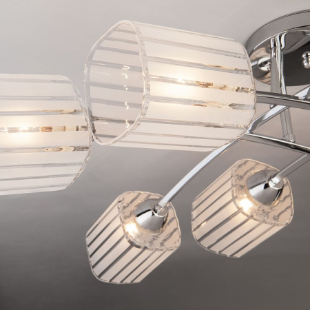 Потолочный светильник 30125/8 хром Eurosvet Ruby