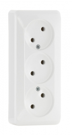 SE Этюд наруж Бел Розетка 3-ая б/з без шторок 16А 250B