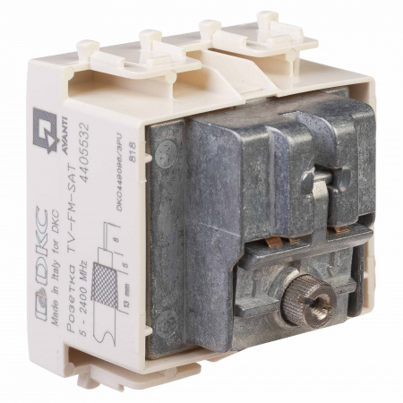 DKC Avanti Ванильная дымка TV-FM-SAT 2 модуля