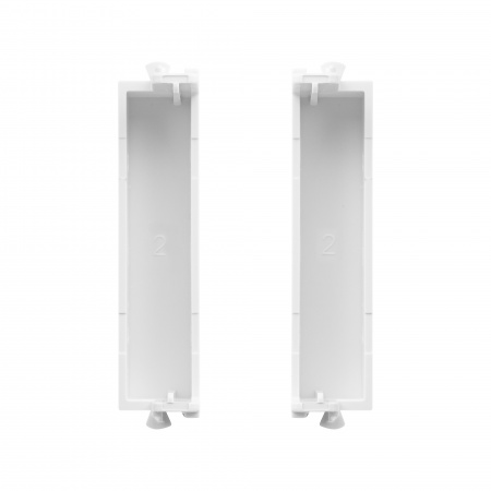 DKC Avanti Закаленная сталь Комплект заглушек 05 модуля 2 штуки