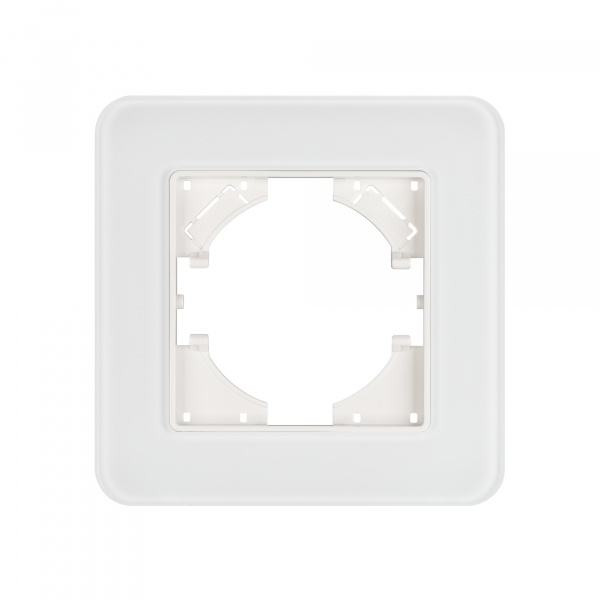 Arlight Рамка стеклянная FRM-OMALI-GS-1-WH (-)