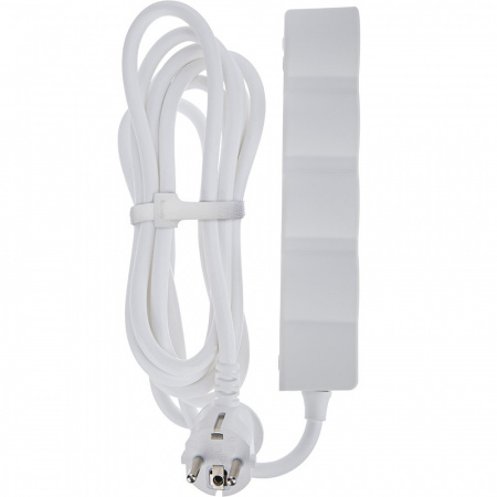 Legrand Revolution Стандарт Бело-серый Удлинитель 4x2К+З, кабель 3м